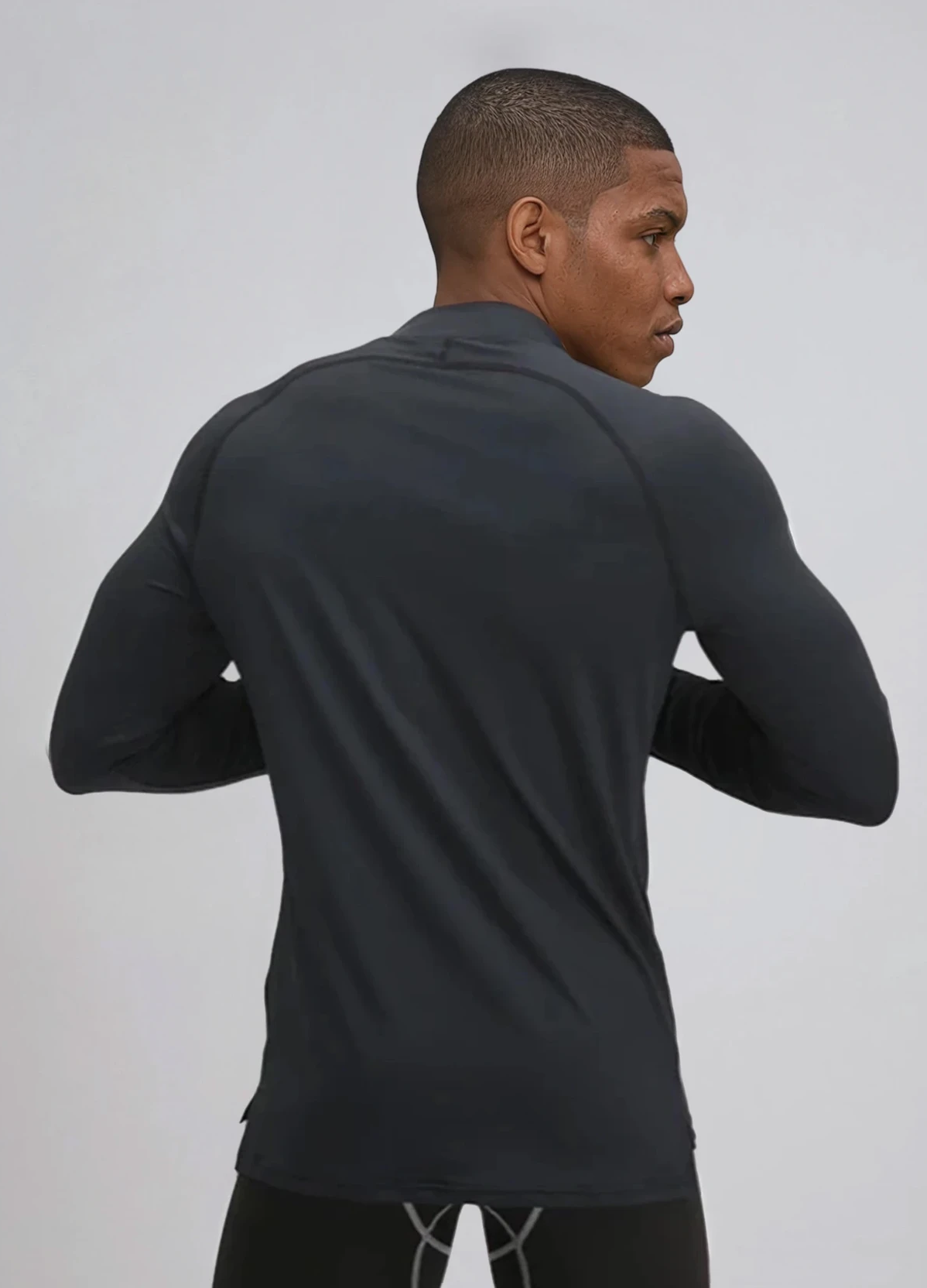 Mind Above Body™ Performance Quarter-Zip Top – Black (Pre Order)