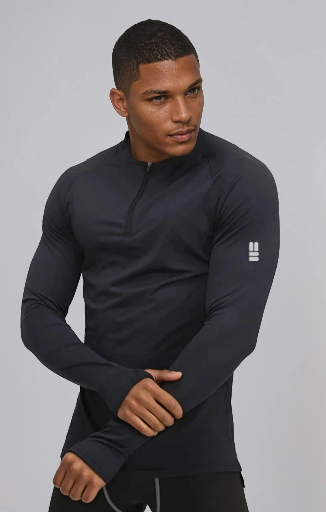 Mind Above Body™ Performance Quarter-Zip Top – Black (Pre Order)