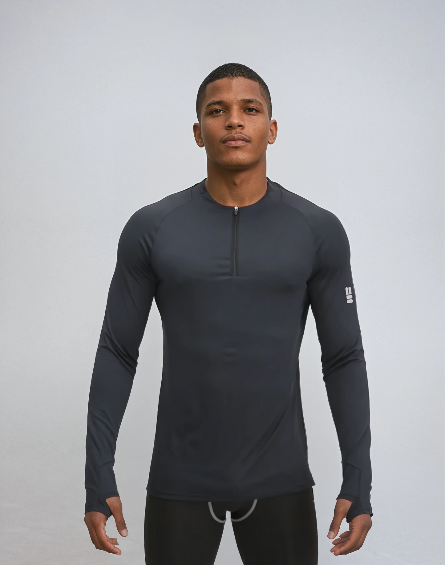Mind Above Body™ Performance Quarter-Zip Top – Black (Pre Order)